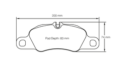 Pagid Race Pad Set 8074 RST3 Porsche Front