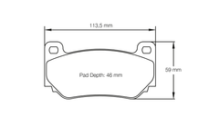 Pagid Street+ Brake Pads 8076