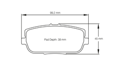 Pagid Street+ Brake Pads 8077
