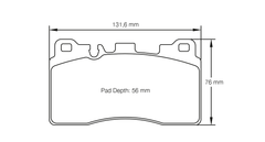 Pagid Race Pad Set 8089 RSC3 Mercedes Sls AMG Rear