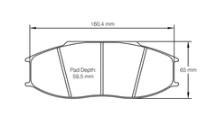 Pagid Street+ Brake Pads 8092