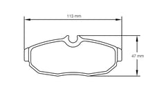 Pagid Race Pad Set 8133 RSL19 Nissan Sentra Front (Non Cup) & Nissan 370Z
