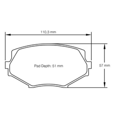 Pagid Street+ Brake Pads 8127