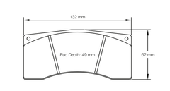 Pagid Race Pad Set 8191 RSL1 1674 In 29mm
