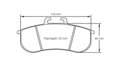 Pagid Street+ Brake Pads 8197