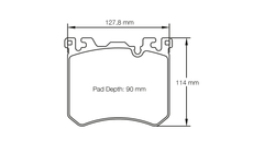 Pagid Street+ Brake Pads 8200