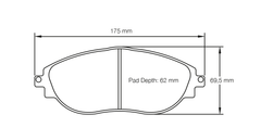 Pagid Race Pad Set 8201 29 Audi, VW Front