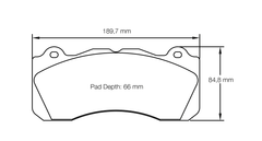 Pagid Race Pad Set 8203 14 2015 Mustang Performance Package