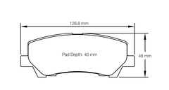 Pagid Race Pad Set 8204 29 2015 Mustang Rear