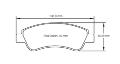 Pagid Street+ Brake Pads 8212
