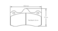 Pagid Race Pad Set 8214 29 AP Scalloped 4345
