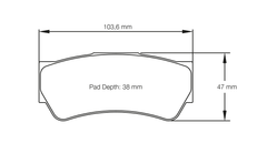 Pagid Street+ Brake Pads 8217