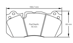 Pagid Street+ Brake Pads 8239