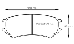 Pagid Street+ Brake Pads 8242