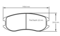 Pagid Street+ Brake Pads 8251