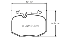 Pagid Street+ Brake Pads 8275