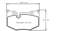 Pagid Race Pad Set 8279 RSL29 C8 Corvette