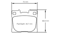 Pagid Race Pad Set 8300 RST3 Toyota Yaris Gr Cup Rear