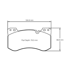Pagid Race Pad Set 8302 RSL29 BMW G80 M3, G82 M4 And G30 M5 Front