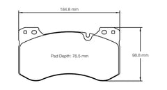 Pagid Race Pad Set 8302 RSL1 BMW G80 M3, G82 M4 And G30 M5 Front