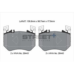 Pagid Street+ Brake Pads 8313