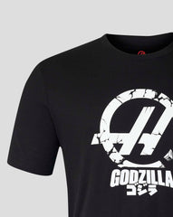 Haas Racing F1 X Godzilla Comic T-Shirt - Black