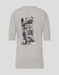 Red Bull Racing F1 Kid's Max Verstappen Pixel Graphic T-Shirt - Youth Grey