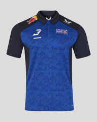 Red Bull Racing F1 Men's 2026 Max Verstappen Team Polo Shirt- Blue