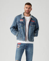 McLaren F1 x Levis Heritage Trucker Jacket - Medium Indigo