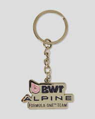 Alpine Racing F1 Team Logo Keyring