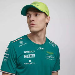 Aston Martin Cognizant F1 Men's Fernando Alonso Team T-Shirt- Green