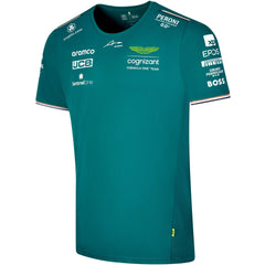 Aston Martin Cognizant F1 Men's Fernando Alonso Team T-Shirt- Green