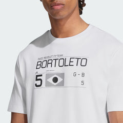 Audi Formula One Men's Team Gabriel Bortoleto Graphic T-Shirt - White