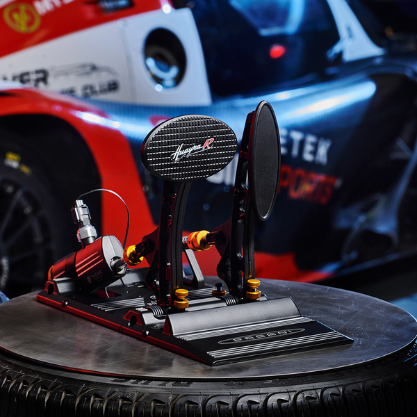 car racing pedals Asetek SimSports Pagani Huayra R Sim Racing Pedal