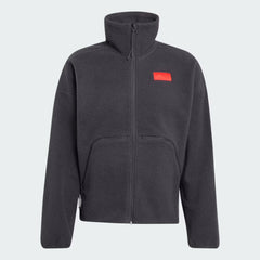 Audi Formula One Men's Team Elevated Polar Fleece Jacket - Utility Black