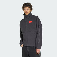 Audi Formula One Men's Team Elevated Polar Fleece Jacket - Utility Black