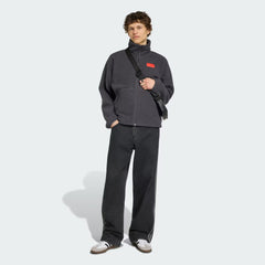 Audi Formula One Men's Team Elevated Polar Fleece Jacket - Utility Black