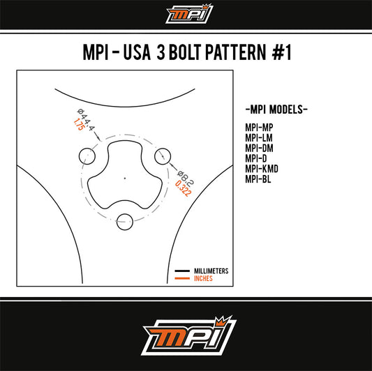 MPI MPI-BL-14-PA Steering Wheel