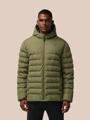 Castore Men's Mainline Essential Lightweight Wadded Jacket - Ivy Green