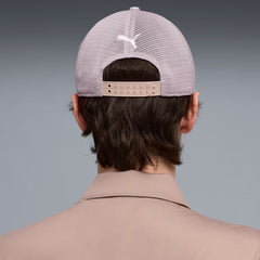 Scuderia Ferrari F1 Puma Race Trucker Hat - Rose Latte
