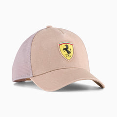Scuderia Ferrari F1 Puma Race Trucker Hat - Rose Latte