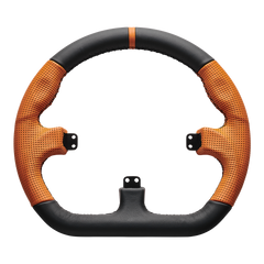 Asetek Closed D Orange Leather Rim