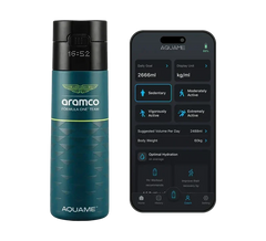 Aston Martin F1 x Aquame Team Smart Water Bottle - Green/Black