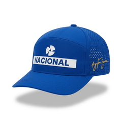 Ayrton Senna F1 Nacional Performance Hat - Blue
