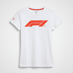 Formula 1 Tech Collection F1 Women's Logo T-Shirt - Black/White
