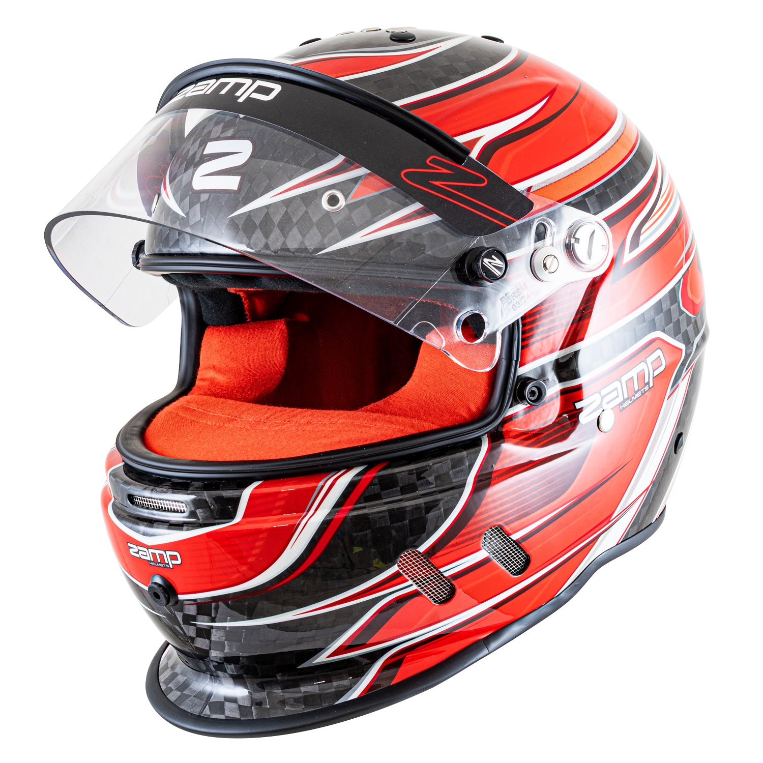 サロメ Zamp RZ-67D Helmet (SA2025) - Carbon Red – Wine Country Motor Sports