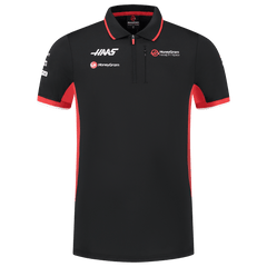 Haas Racing F1 Men's Team Fitted Polo Shirt - Black