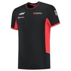 Haas Racing F1 Team Fitted T-Shirt - Black