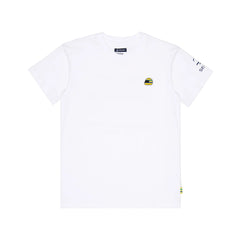 Ayrton Senna F1 Helmet T-Shirt - Navy/White