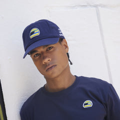 Ayrton Senna F1 Helmet Washed Hat - Navy